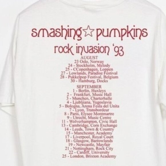1993 Smashing Pumpkins Siamese Dream Shirt – 2-Sided Vintage Band Tee - Picture 3 of 7